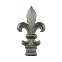 Cast Iron Fleur De Lis Finial